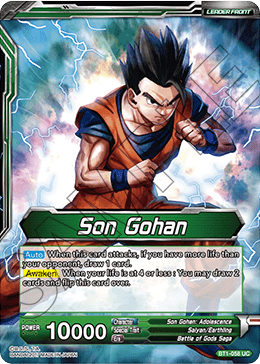 Son Gohan // Full Power Son Gohan - Galactic Battle - Uncommon - BT1-058