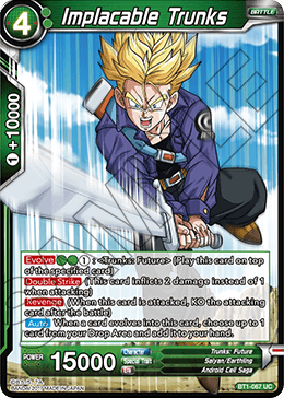 Implacable Trunks - Galactic Battle - Uncommon - BT1-067