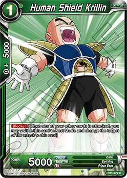 Human Shield Krillin - Galactic Battle - Common - BT1-072