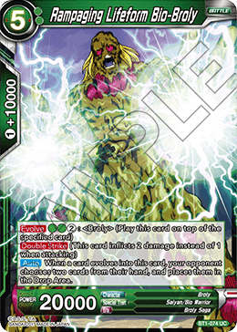 Rampaging Lifeform Bio-Broly - Galactic Battle - Uncommon - BT1-074
