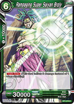 Rampaging Super Saiyan Broly - Galactic Battle - Common - BT1-075