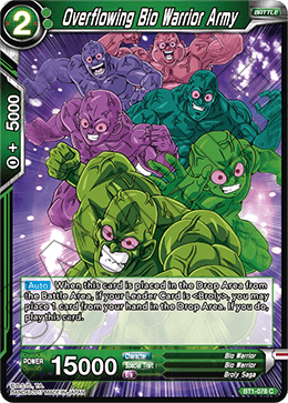 Overflowing Bio Warrior Army - Galactic Battle - Common - BT1-078