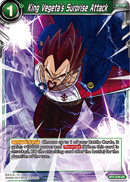 King Vegeta's Surprise Attack - Galactic Battle - Uncommon - BT1-079