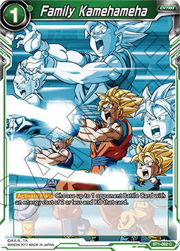 Family Kamehameha - Galactic Battle - Common - BT1-082