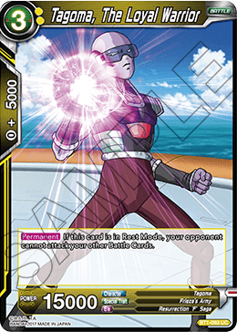Tagoma, The Loyal Warrior - Galactic Battle - Uncommon - BT1-093