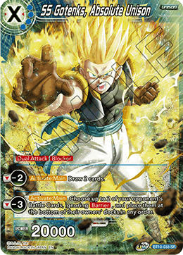SS Gotenks, Absolute Unison - Rise of the Unison Warrior - Super Rare - BT10-033