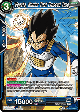 Vegeta, Warrior That Crossed Time - Rise of the Unison Warrior (2nd Edition) - Common - BT10-042