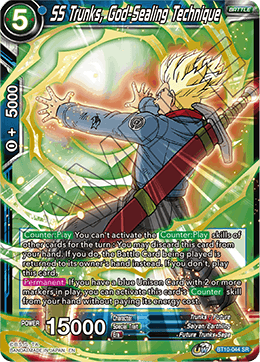 SS Trunks, God-Sealing Technique - Rise of the Unison Warrior (2nd Edition) - Super Rare - BT10-044