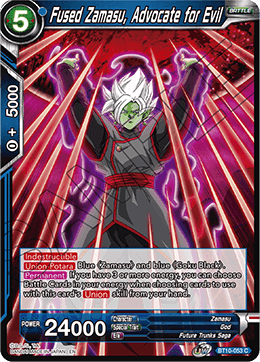 Fused Zamasu, Advocate for Evil - Rise of the Unison Warrior - Common - BT10-053