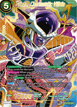Frieza, Charismatic Villain (SPR) - Rise of the Unison Warrior (2nd Edition) - Special Rare - BT10-075