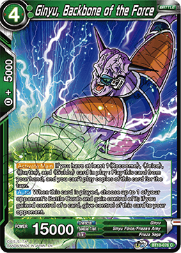 Ginyu, Backbone of the Force - Rise of the Unison Warrior - Common - BT10-076