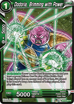 Dodoria, Brimming with Power - Rise of the Unison Warrior - Rare - BT10-082