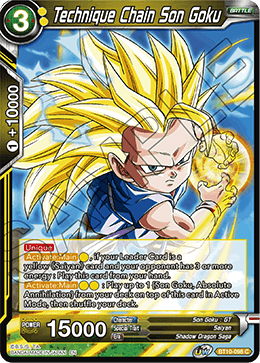 Technique Chain Son Goku - Rise of the Unison Warrior - Common - BT10-098