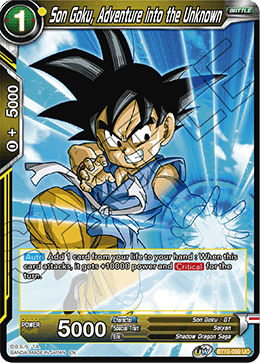 Son Goku, Adventure into the Unknown - Rise of the Unison Warrior - Uncommon - BT10-099