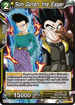 Son Goten the Eager - Rise of the Unison Warrior - Uncommon - BT10-102