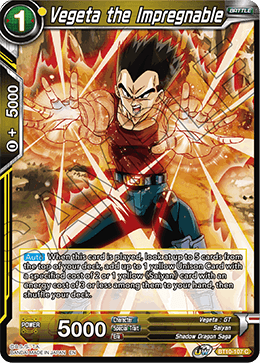 Vegeta the Impregnable - Rise of the Unison Warrior (2nd Edition) - Common - BT10-107