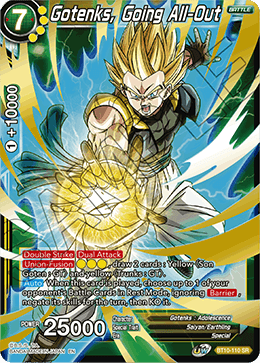 Gotenks, Going All-Out - Rise of the Unison Warrior - Super Rare - BT10-110