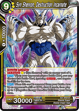 Syn Shenron, Destruction Incarnate - Rise of the Unison Warrior (2nd Edition) - Rare - BT10-115