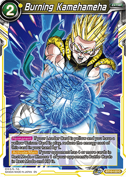 Burning Kamehameha - Rise of the Unison Warrior (2nd Edition) - Common - BT10-122