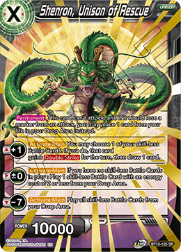 Shenron, Unison of Rescue - Rise of the Unison Warrior - Super Rare - BT10-125