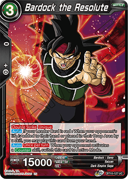 Bardock the Resolute - Rise of the Unison Warrior - Uncommon - BT10-127