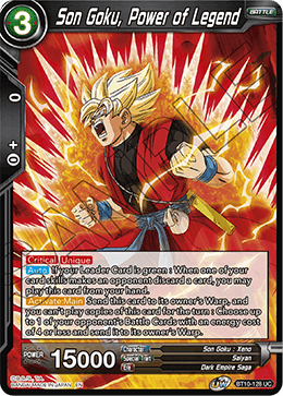 Son Goku, Power of Legend - Rise of the Unison Warrior - Uncommon - BT10-128