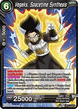 Vegeks, Spacetime Synthesis - Rise of the Unison Warrior - Rare - BT10-132