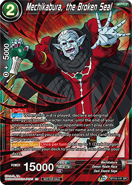 Mechikabura, the Broken Seal - Promotion Cards - Promo - BT10-141