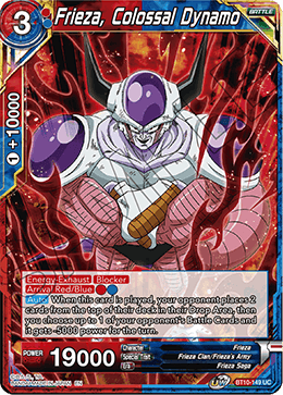 Frieza, Colossal Dynamo - Rise of the Unison Warrior - Uncommon - BT10-149