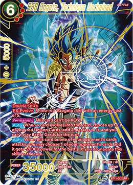 SSB Gogeta, Technique Unchained (SPR) - Vermilion Bloodline (2nd Edition) - Special Rare - BT11-012