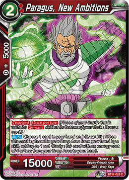 Paragus, New Ambitions - Vermilion Bloodline - Common - BT11-022