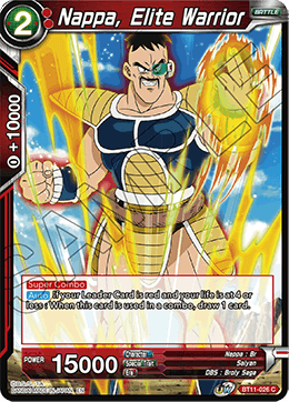 Nappa, Elite Warrior - Vermilion Bloodline - Common - BT11-026