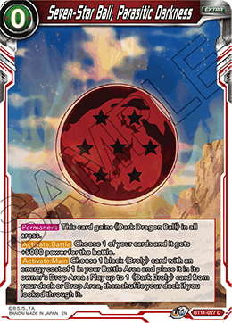 Seven-Star Ball, Parasitic Darkness - Vermilion Bloodline - Common - BT11-027