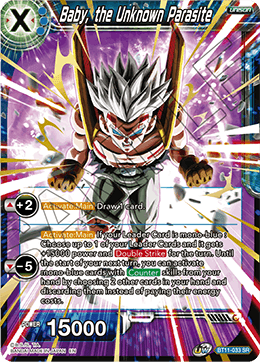 Baby, the Unknown Parasite - Vermilion Bloodline - Super Rare - BT11-033