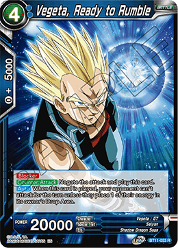 Vegeta, Ready to Rumble - Vermilion Bloodline (2nd Edition) - Rare - BT11-053