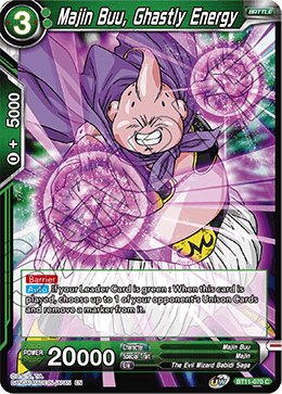 Majin Buu, Ghastly Energy - Vermilion Bloodline - Common - BT11-070