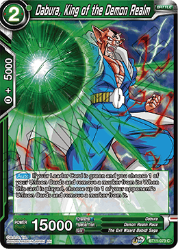 Dabura, King of the Demon Realm - Vermilion Bloodline - Common - BT11-073