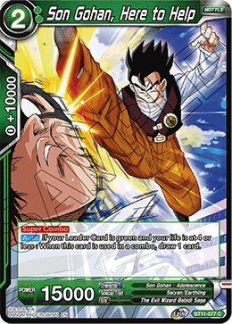 Son Gohan, Here to Help - Vermilion Bloodline (2nd Edition) - Common - BT11-077