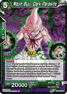 Majin Buu, Dark Parasite - Vermilion Bloodline - Rare - BT11-084