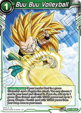 Buu Buu Volleyball - Vermilion Bloodline Pre-Release Cards - Uncommon - BT11-090
