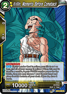 Krillin, Moments Before Comeback - Vermilion Bloodline - Rare - BT11-097