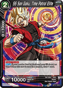 SS Son Goku, Time Patrol Elite - Vermilion Bloodline - Common - BT11-128