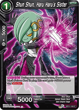 Shun Shun, Haru Haru's Sister - Vermilion Bloodline - Common - BT11-143