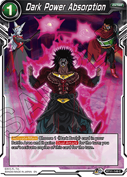Dark Power Absorption - Vermilion Bloodline - Common - BT11-149