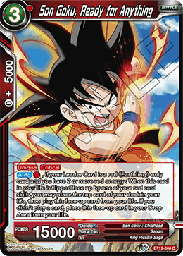 Son Goku, Ready for Anything - Vicious Rejuvenation - Common - BT12-006