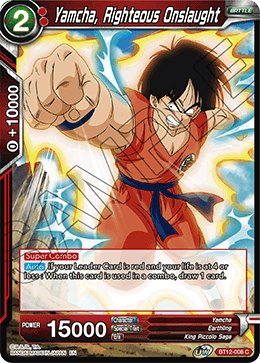 Yamcha, Righteous Onslaught - Vicious Rejuvenation - Common - BT12-008