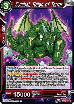 Cymbal, Reign of Terror - Vicious Rejuvenation - Common - BT12-021