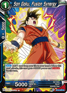 Son Goku, Fusion Synergy - Vicious Rejuvenation - Uncommon - BT12-032