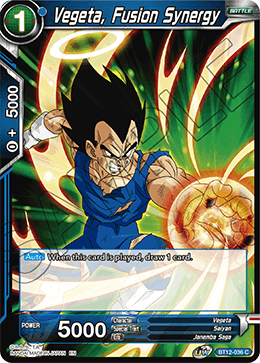 Vegeta, Fusion Synergy - Vicious Rejuvenation - Common - BT12-036