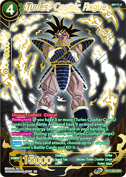 Turles, Cosmic Rogue (SPR) - Vicious Rejuvenation - Special Rare - BT12-068